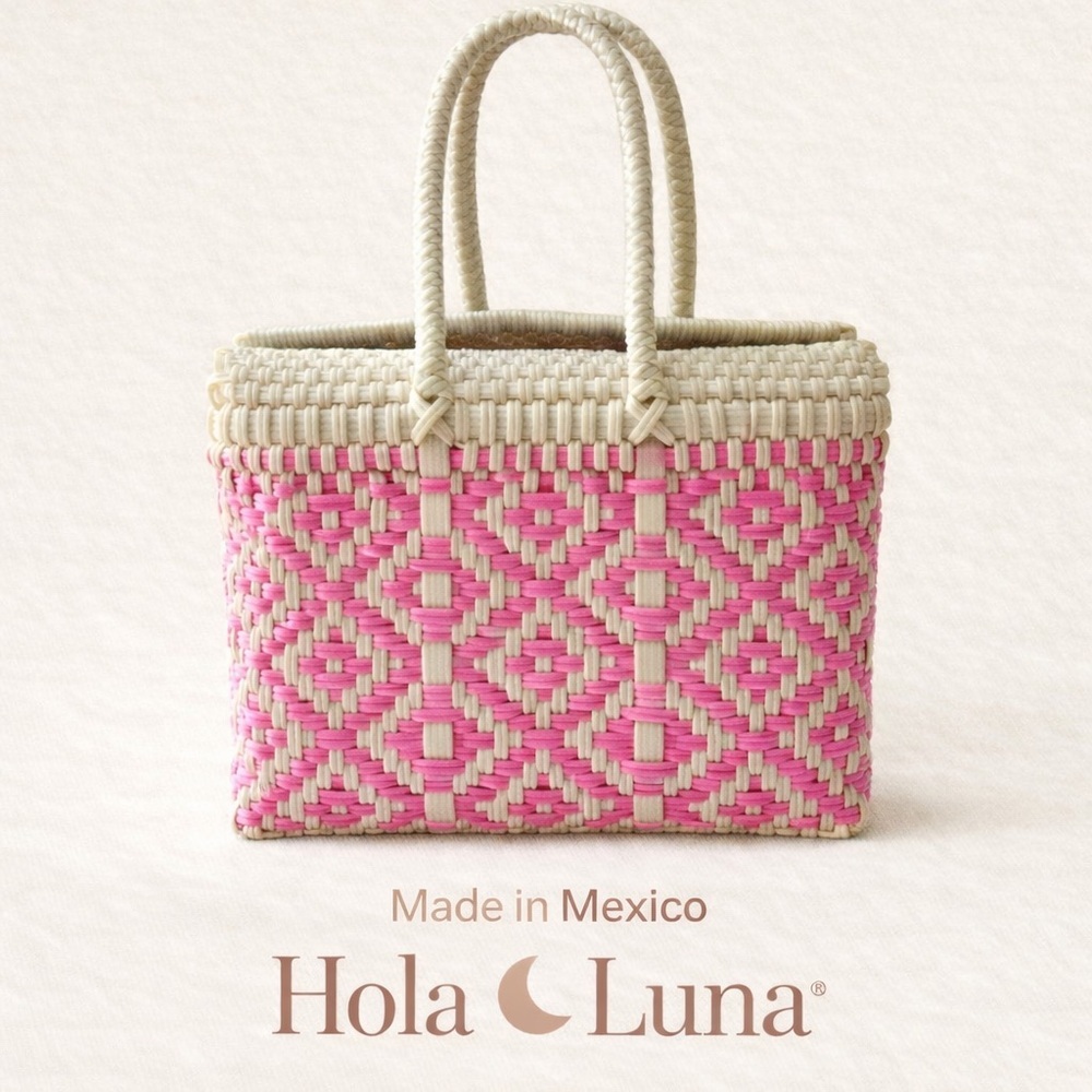 MADE IN MÉXICO MEDIUM WOVEN TOTE BAG